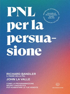 cover image of PNL per la persuasione